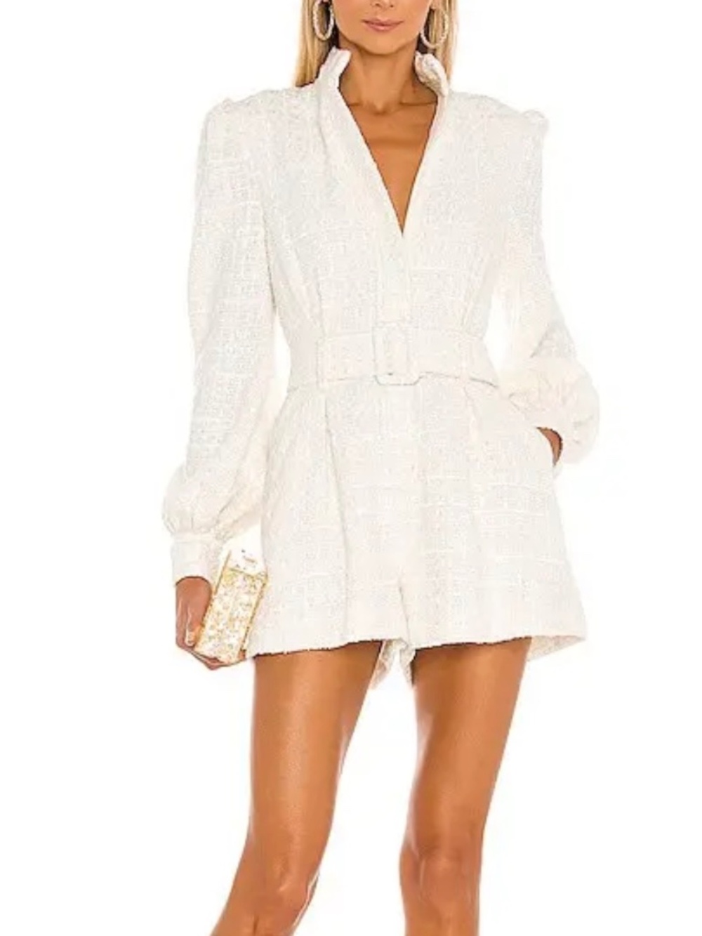 Sau Lee White Romper